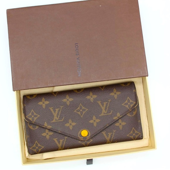 Louis Vuitton Handbags - Louis Vuitton Monogram Portefeiulle Yellow Josephine Long Trifold Wallet